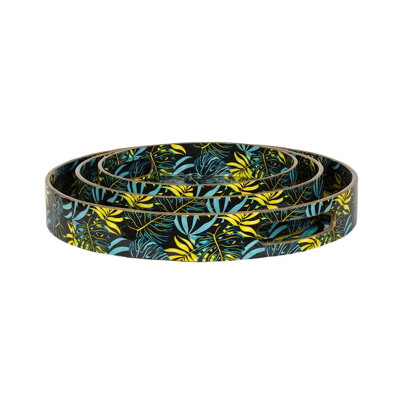 Tray Round - Vibrant Wood Medium - Wood