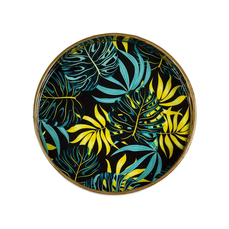 Tray Round - Vibrant Wood Medium - Wood