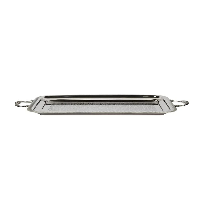Tray - Silver Floral XL - Pewter