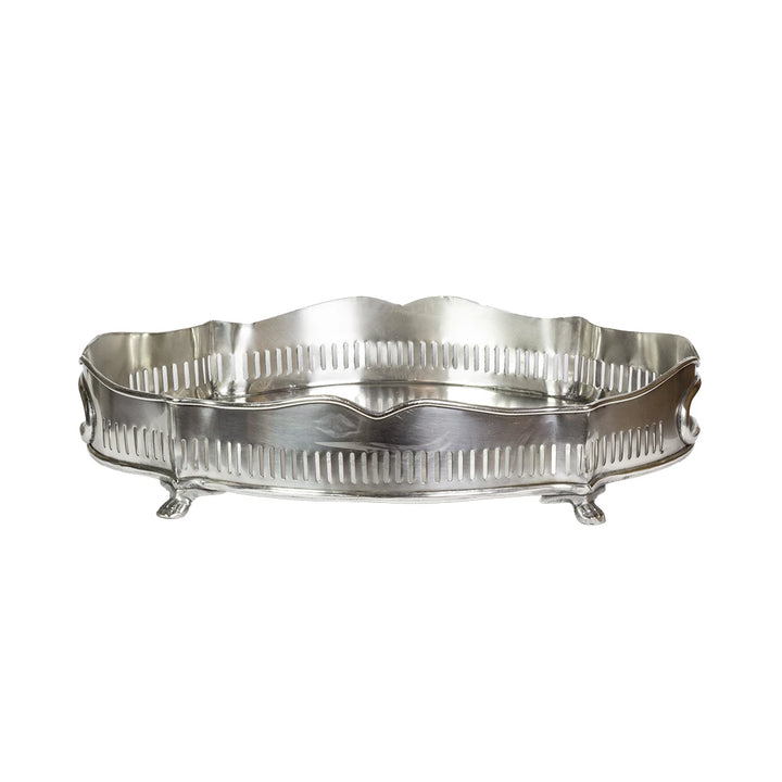 Tray - Silver French Cut Out