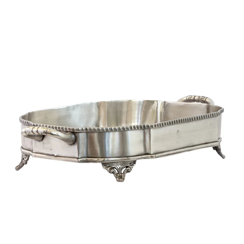 Tray - Silver Handled Classic - Pewter