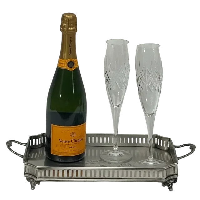 Tray - Silver Manoir Handled - Pewter