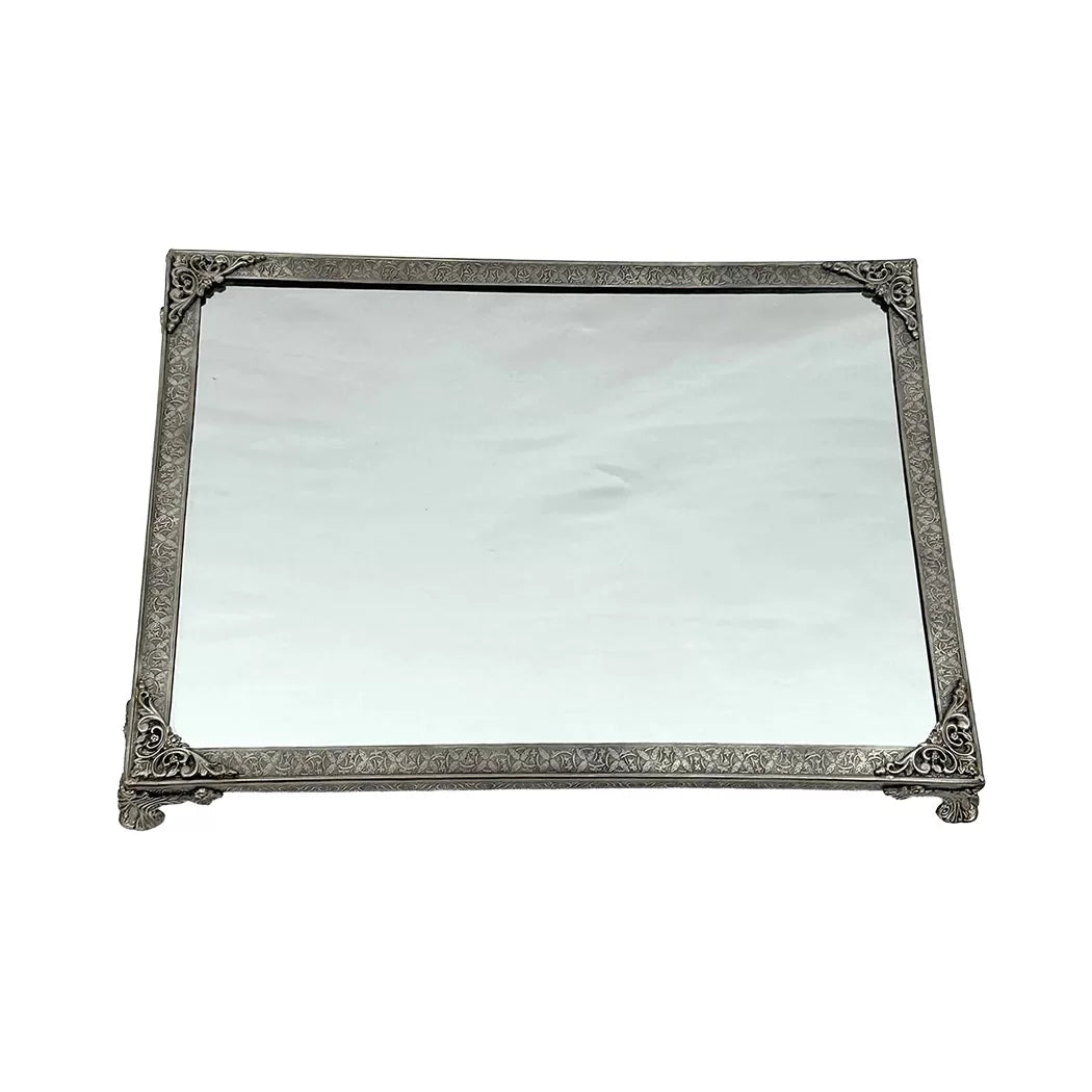 Tray - Silver Mirror Victorian