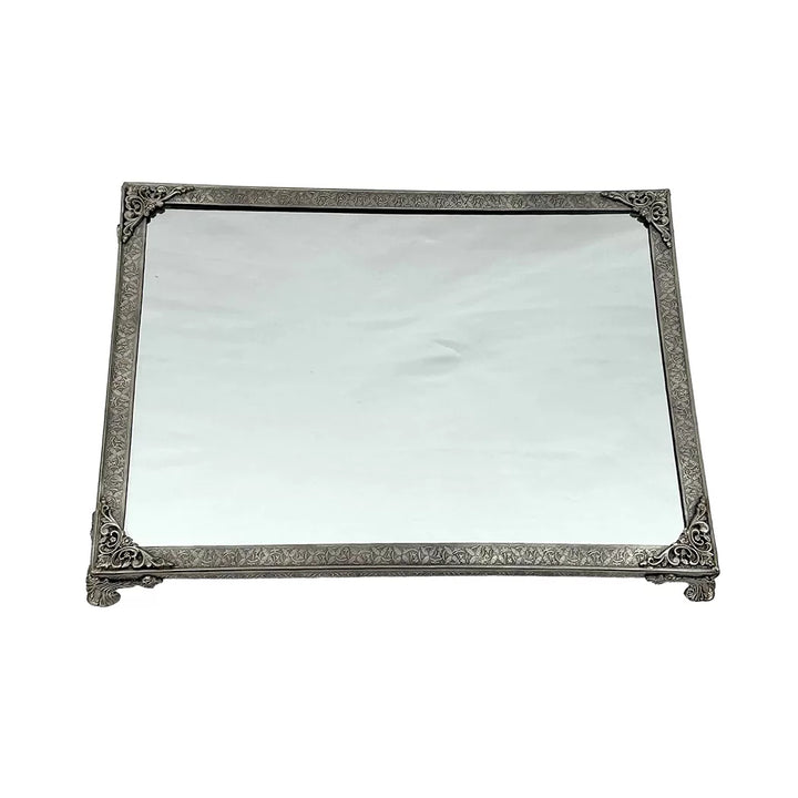Tray - Silver Mirror Victorian
