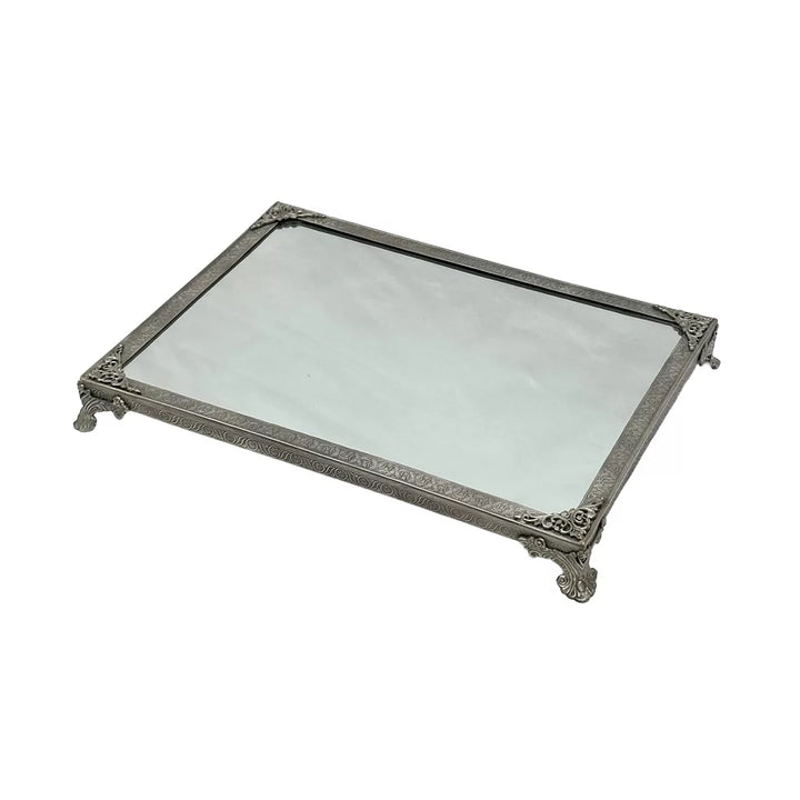Tray - Silver Mirror Victorian