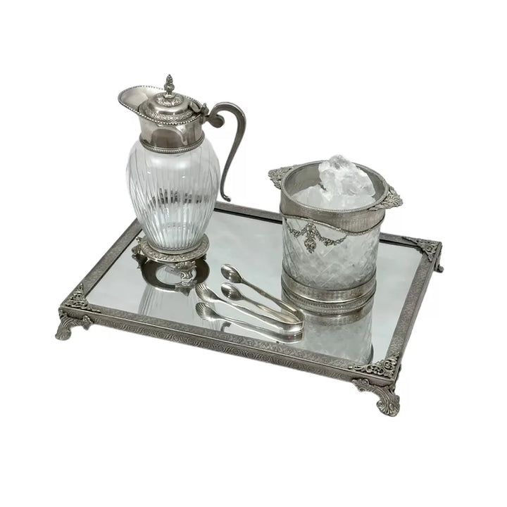 Tray - Silver Mirror Victorian