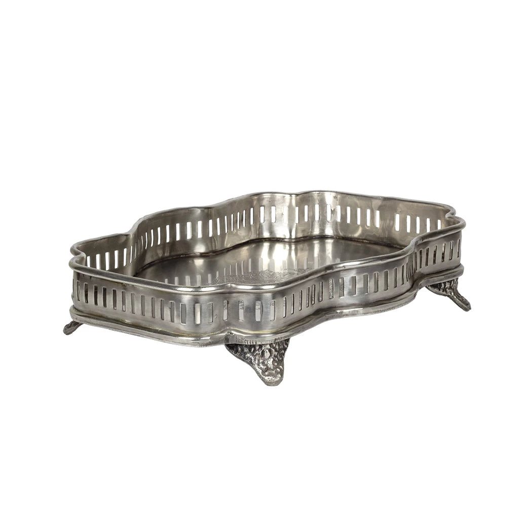 Tray - Silver Perfume French