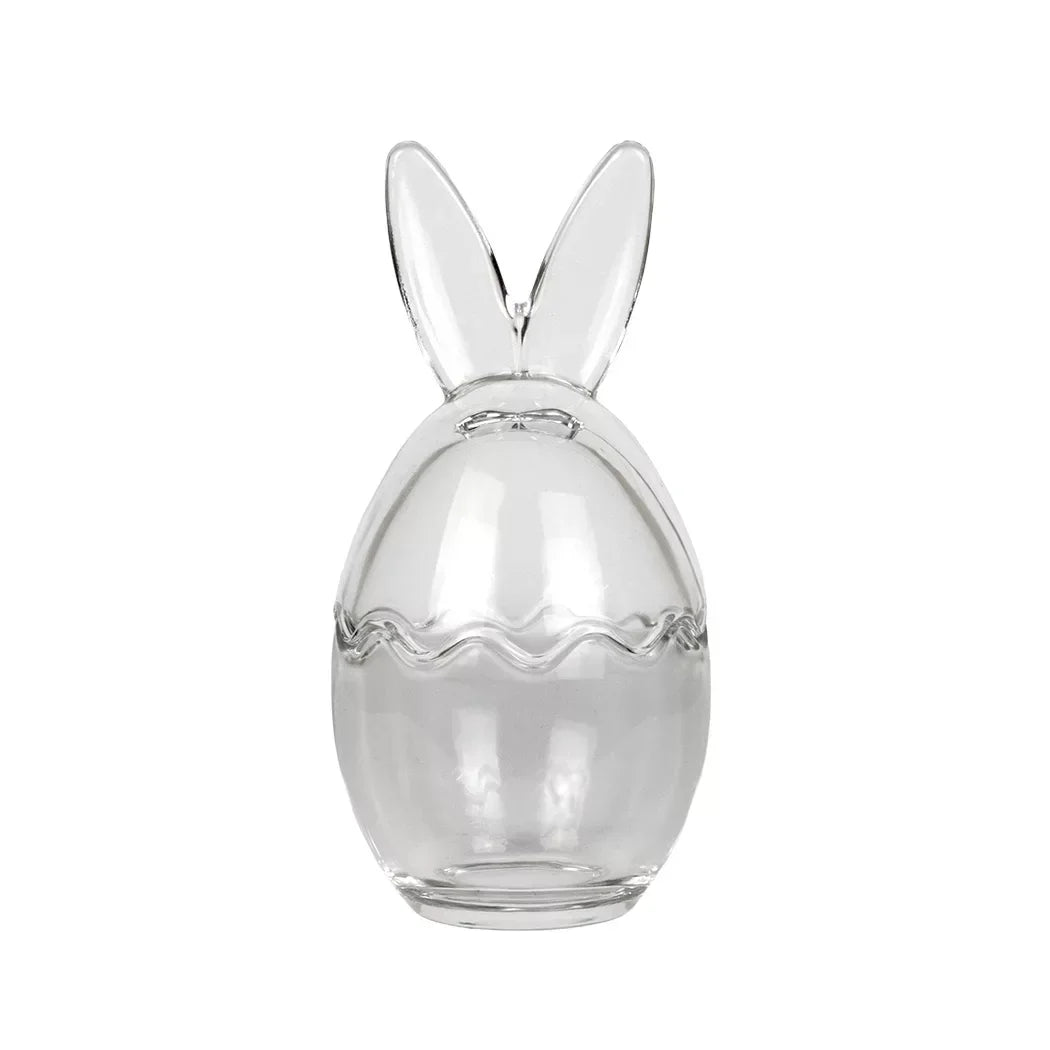 Trinket Box - Bunny Ears 17cm - Glass / Crystal