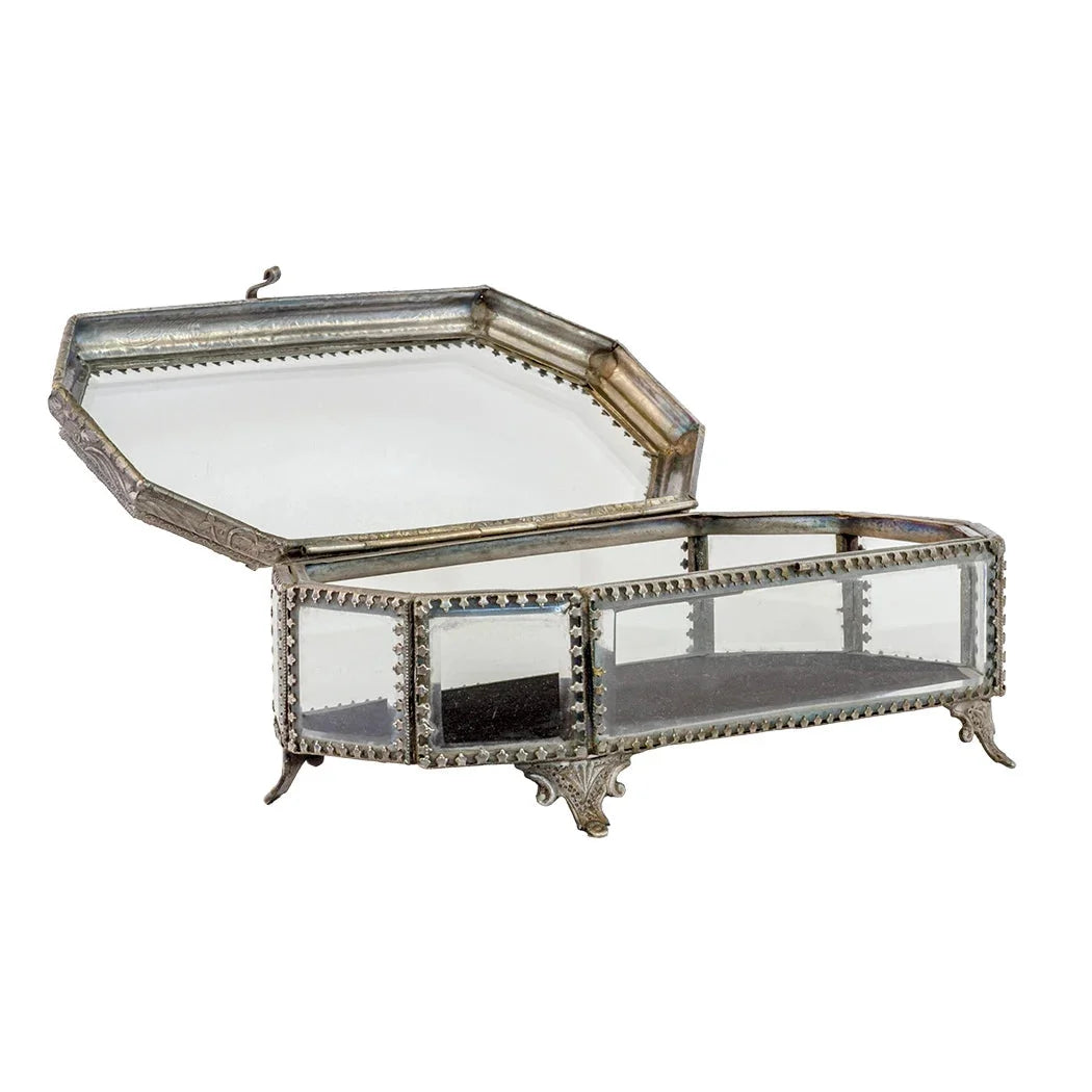 Trinket Box - Silver Elegance Large - Pewter