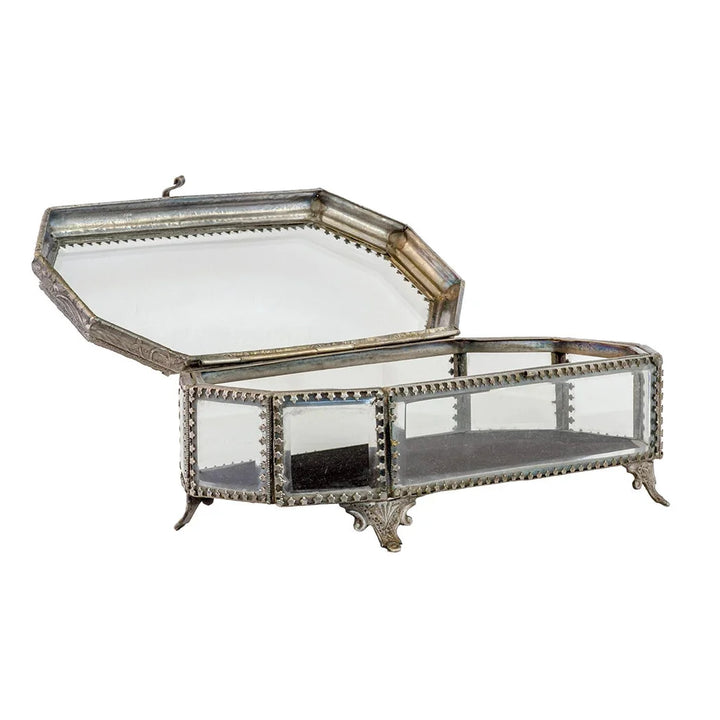 Trinket Box - Silver Elegance Large - Pewter
