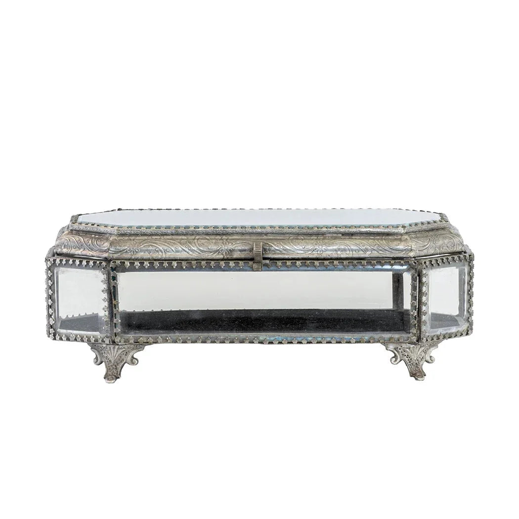 Trinket Box - Silver Elegance Large - Pewter