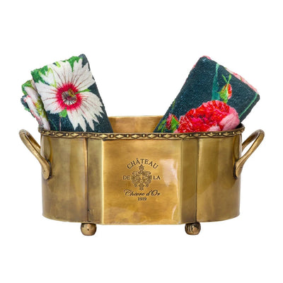 Tub - French Brass Planter - Pewter