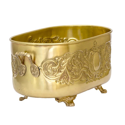 Tub - Royal Brass Planter - Pewter