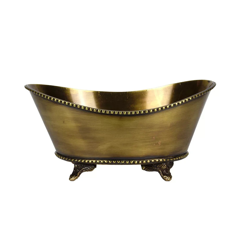 Tub - Vintaged Brass Boat - Metal