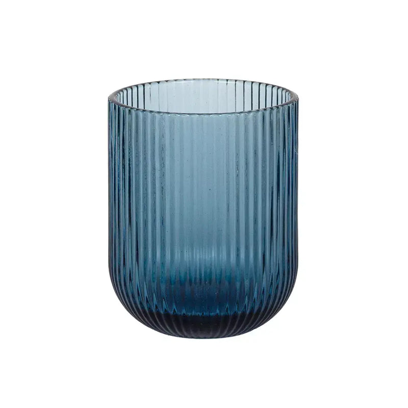 Tumbler - Lines Blues 250ml - Glass / Crystal