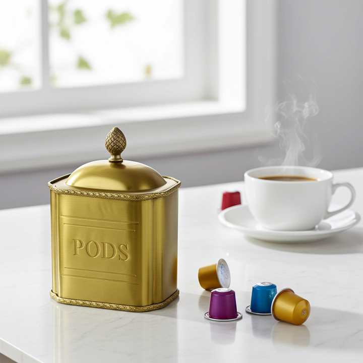 Canister - Brass Pods Royal