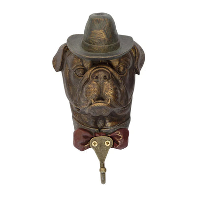 Wall Hook - Bulldog 21cm - Resin