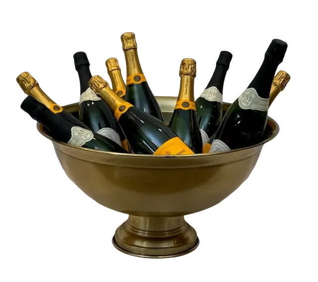 Wine Cooler - Brass Elegance - Metal