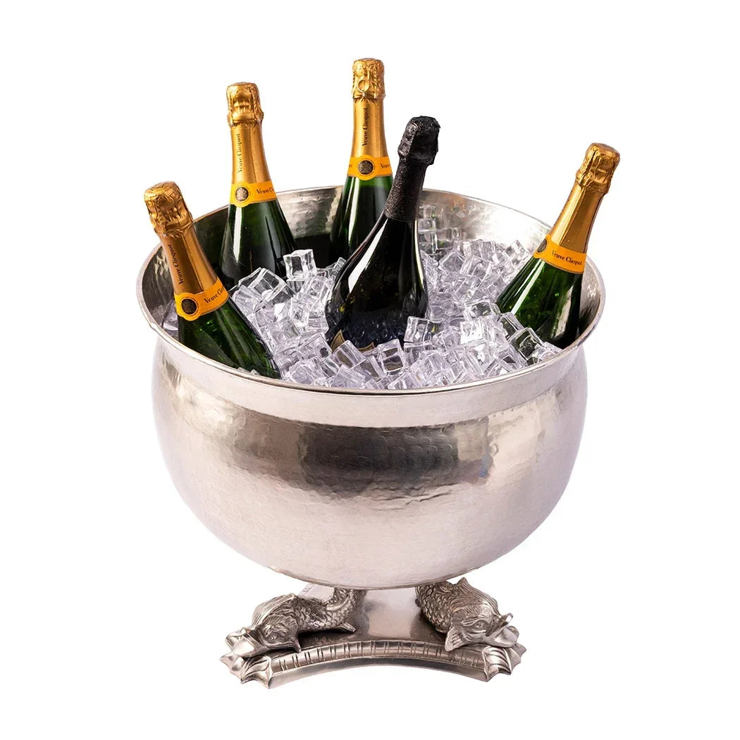 Wine Cooler - Silver Koi XL - Metal