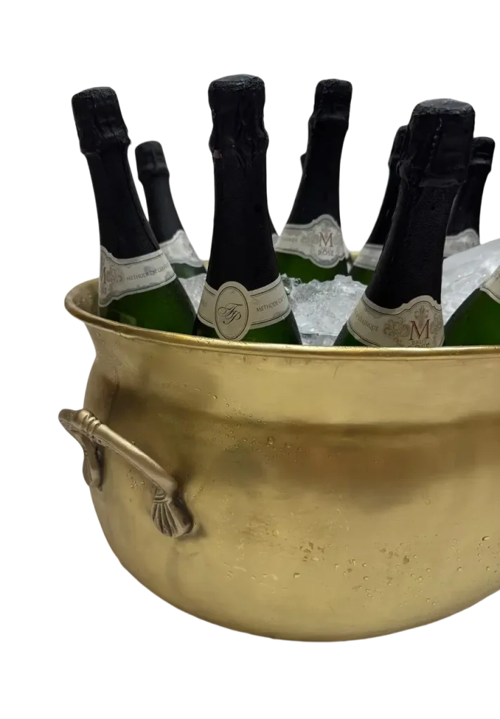 Wine Cooler - XL Brass Tub - Metal