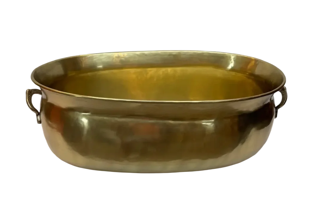 Wine Cooler - XL Brass Tub - Metal