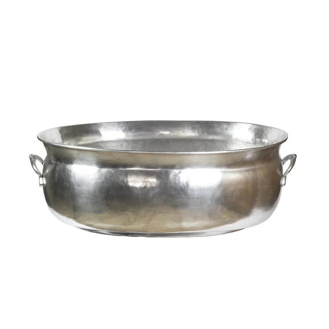 Wine Cooler - XL Silver Tub - Metal