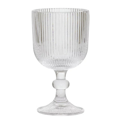 Wine Glass - Lines Clear 350ml - Glass / Crystal