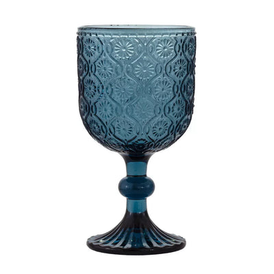 Wine Glass - Moroccan Blue 300ml - Glass / Crystal