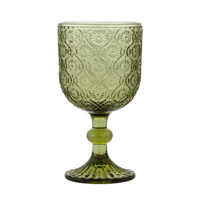 Wine Glass - Moroccan Green 300ml - Glass / Crystal