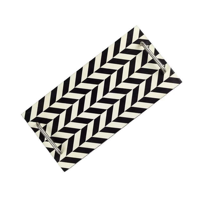 Wooden Tray - Zig Zag - Wood