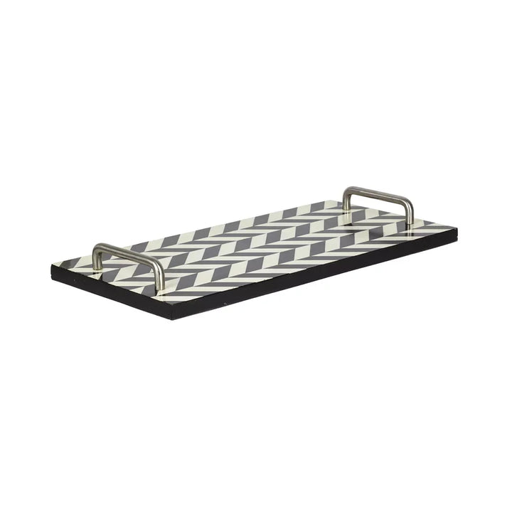 Wooden Tray - Zig Zag - Wood