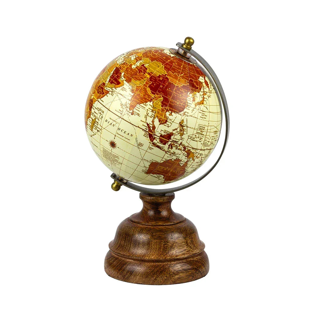 World Globe - Autumn 20cm - Wood
