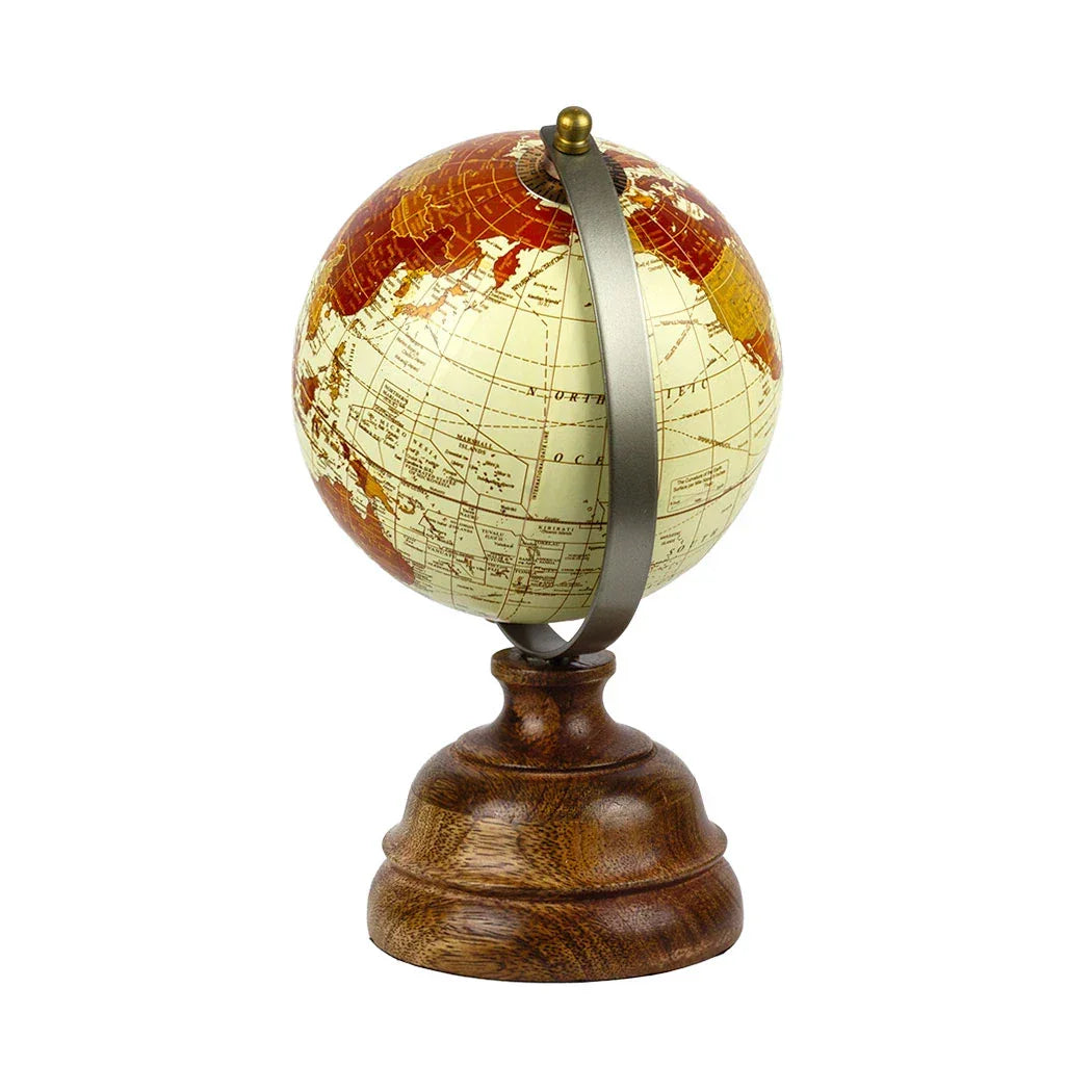 World Globe - Autumn 20cm - Wood