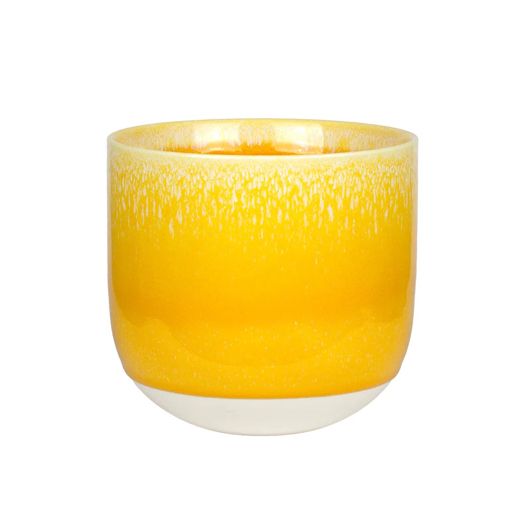 Planter - Ceramic Yellow Fade 15cm