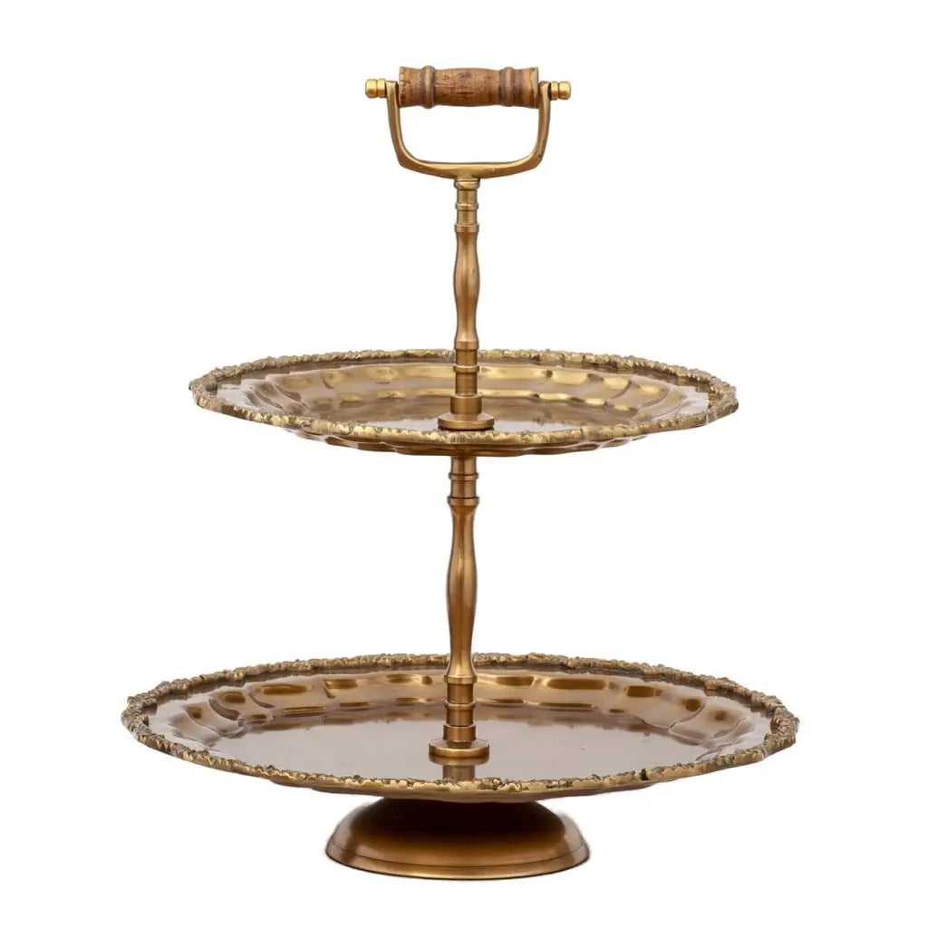 brass patisserie stand