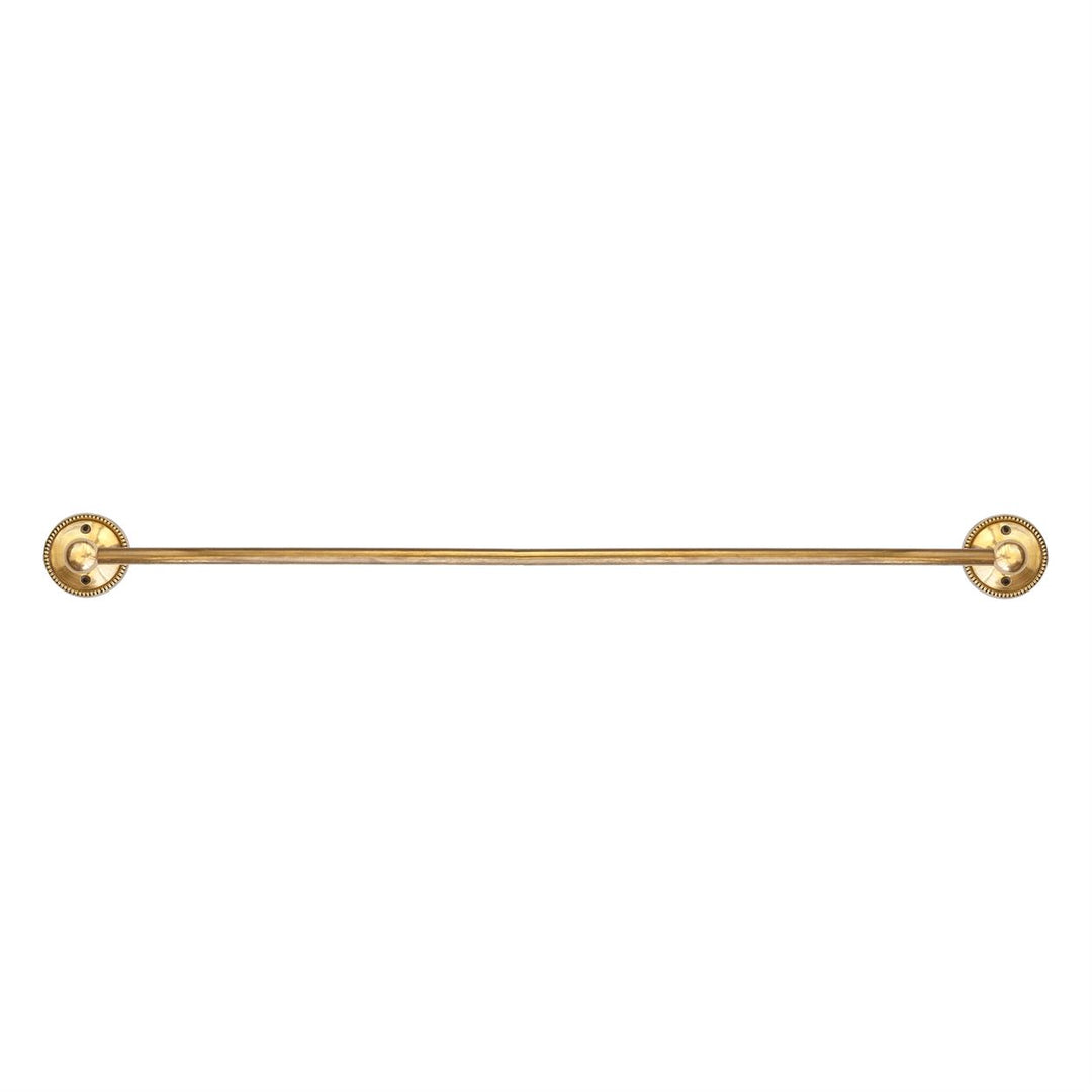 brass towel rail gold bathroom