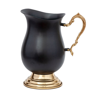 black and gold jug