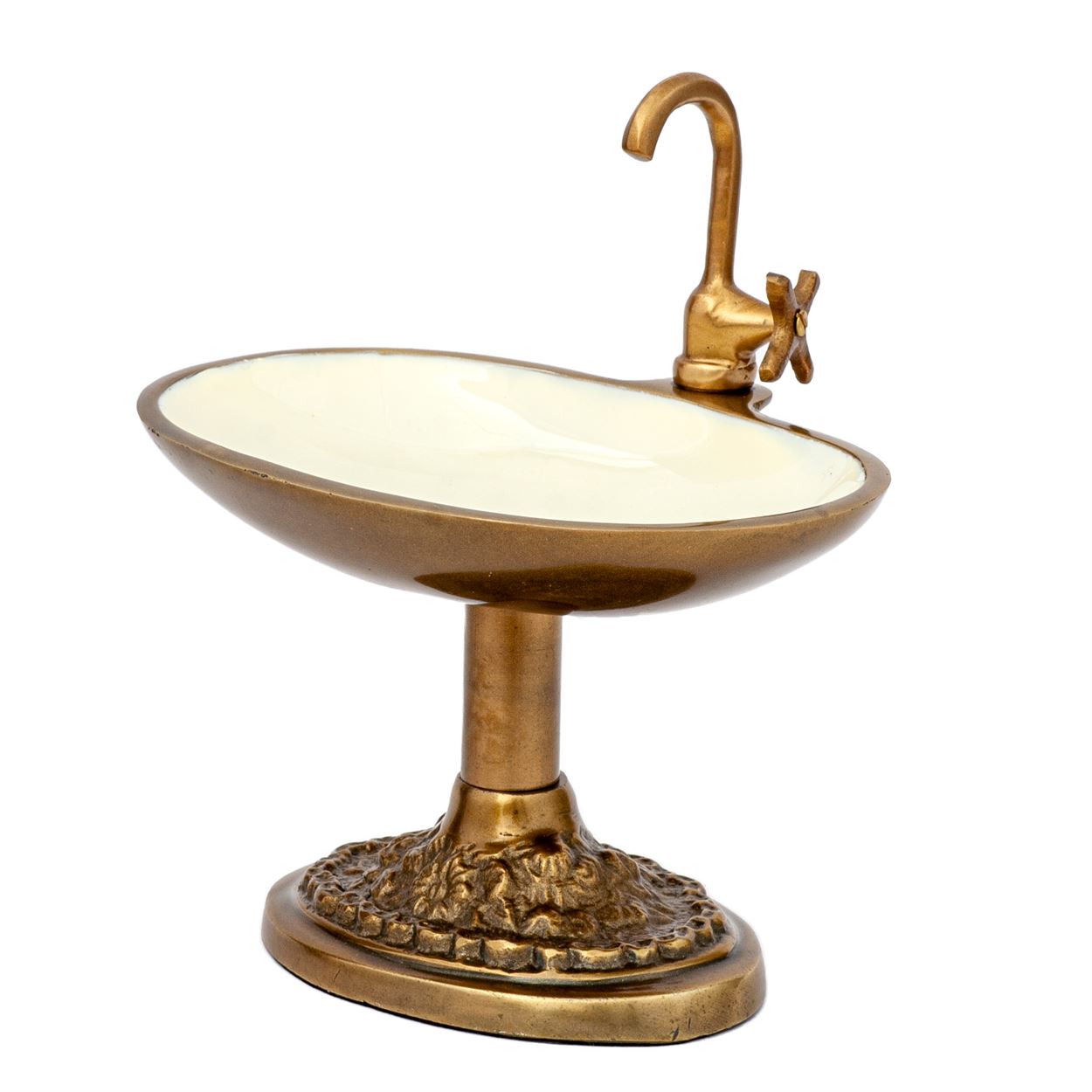 brass soap dish