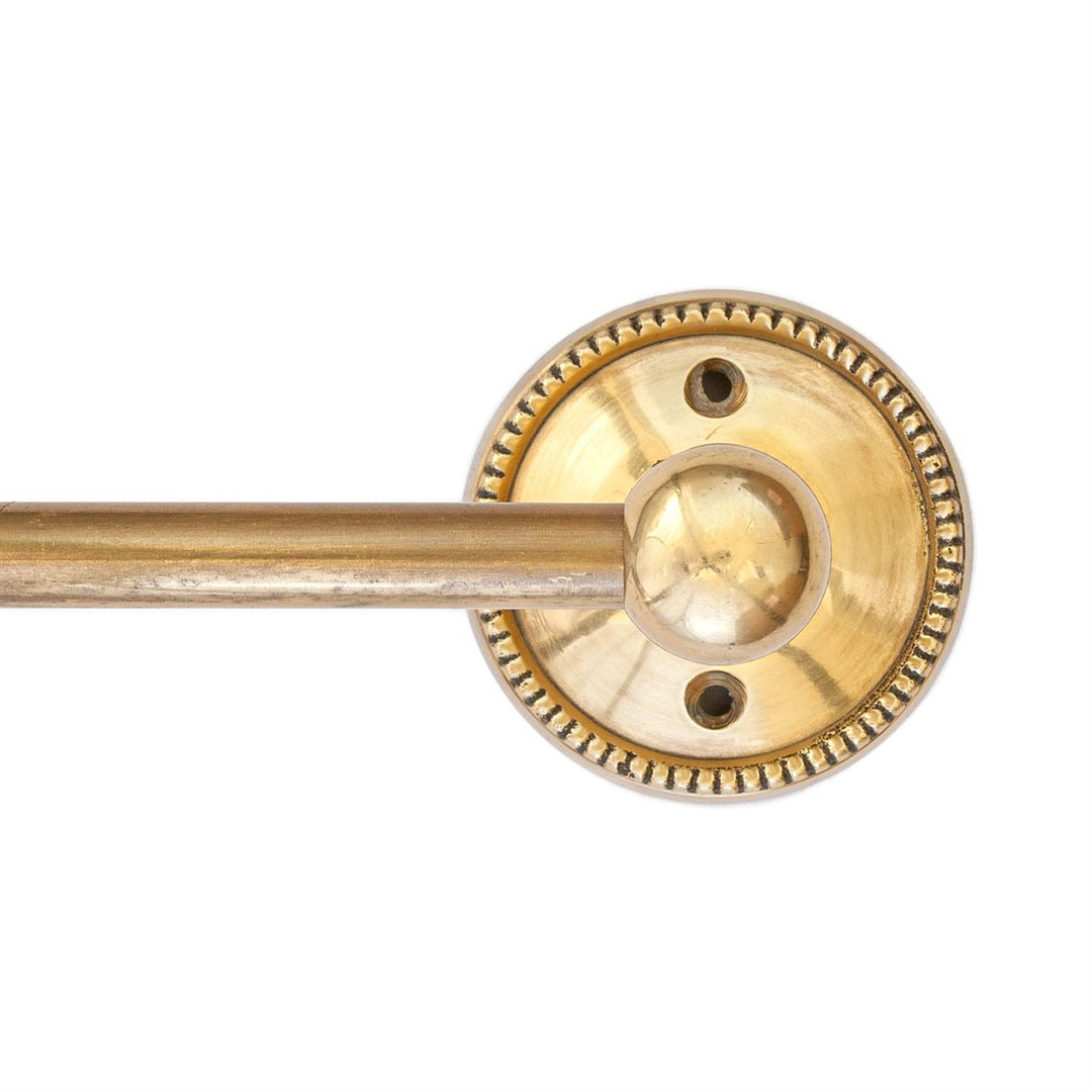 Beaded Rails Towel Rail - Bead Brass 100cm - Fine Goods Lifestyle