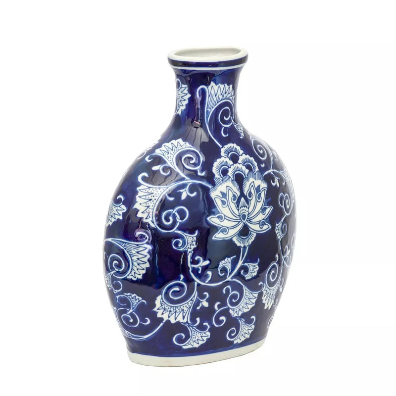Ceramic Vase - Blues Flat Large - Ceramic