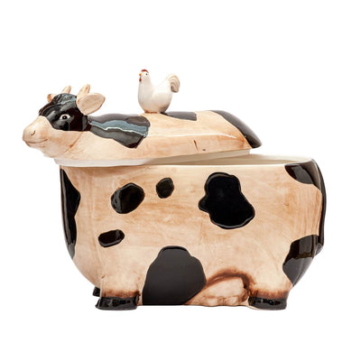 Ceramic Storage - Cow & Chicken XL