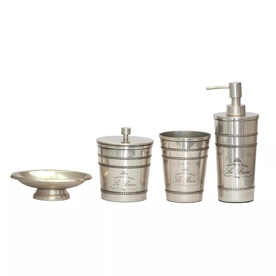 Dispenser - Beaded - Pewter