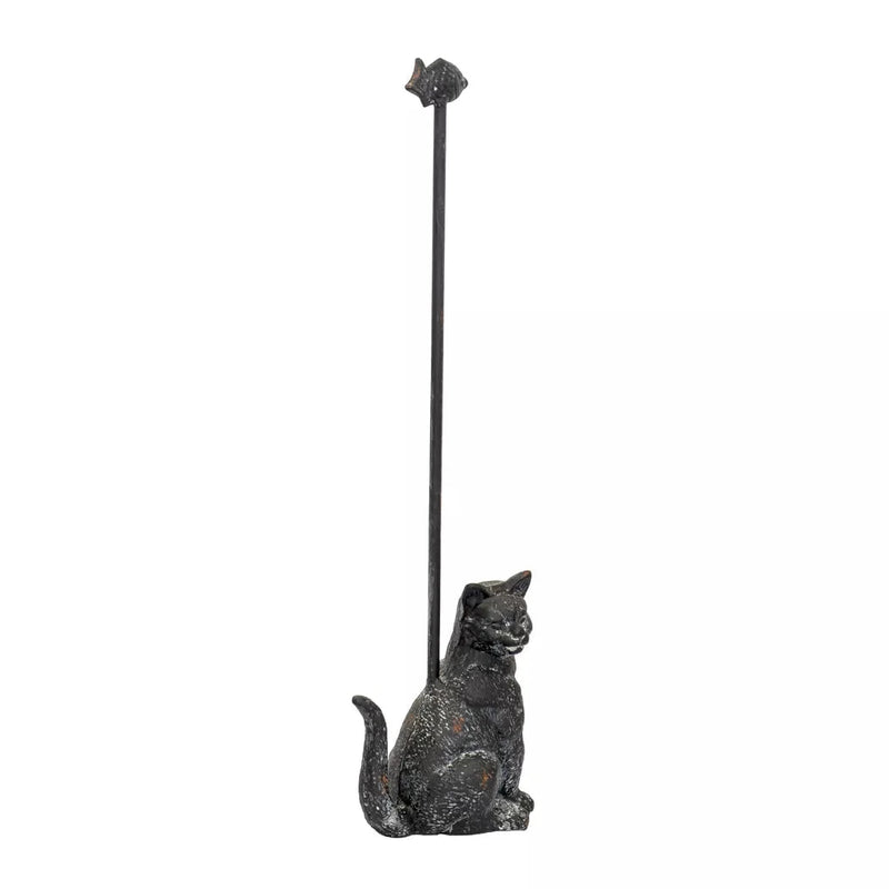 Doorstop - Black Cat - Iron