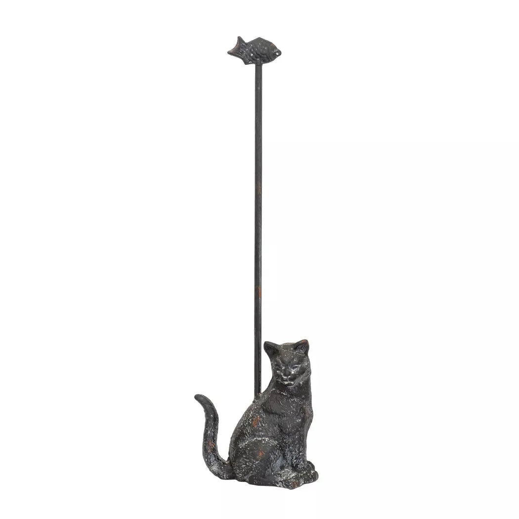 Doorstop - Black Cat - Iron