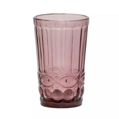 Drinking Glass - Vintage Magenta 340ml - Glass / Crystal