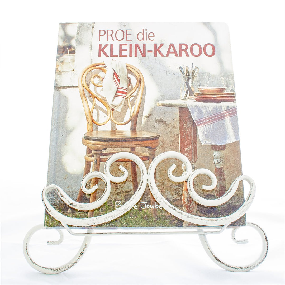 Book Stand - Iron White