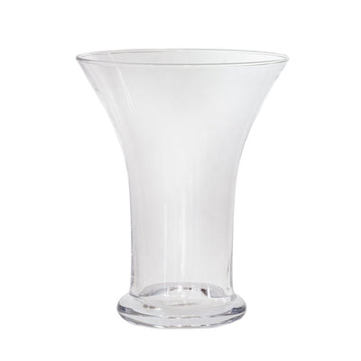 flared glass vase