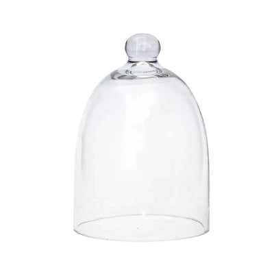 Glass Dome Mini Tall 18cm - Glass / Crystal