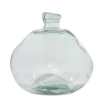 Glass Vase - XL Recycled Material Fatty Vase - Glass /