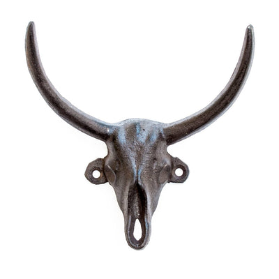 Bull Horns Cast Iron Hook